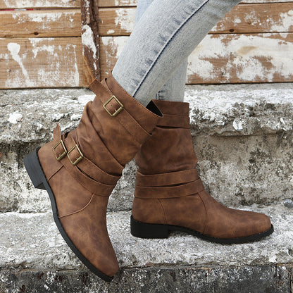 Beltoria™ Vintage Martin Belt Buckle Boots