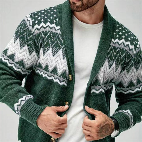 Nordic Heritage Knit Cardigan