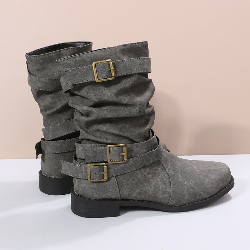 Beltoria™ Vintage Martin Belt Buckle Boots