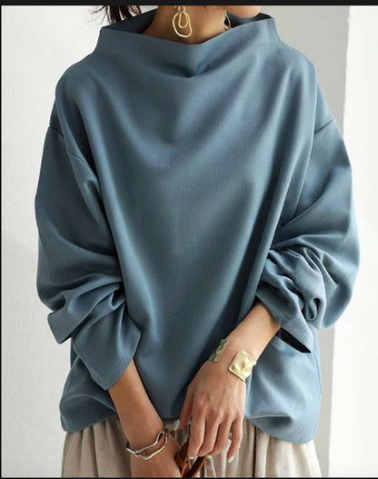 Elly™ High-Neck Soft Knit Top