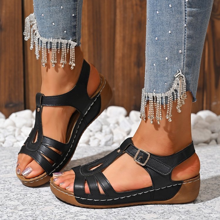 StrideEase™ Orthopedic Buckle Sandals