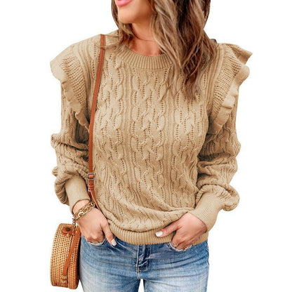 Velura™ Knit Drape Thickened Sweater