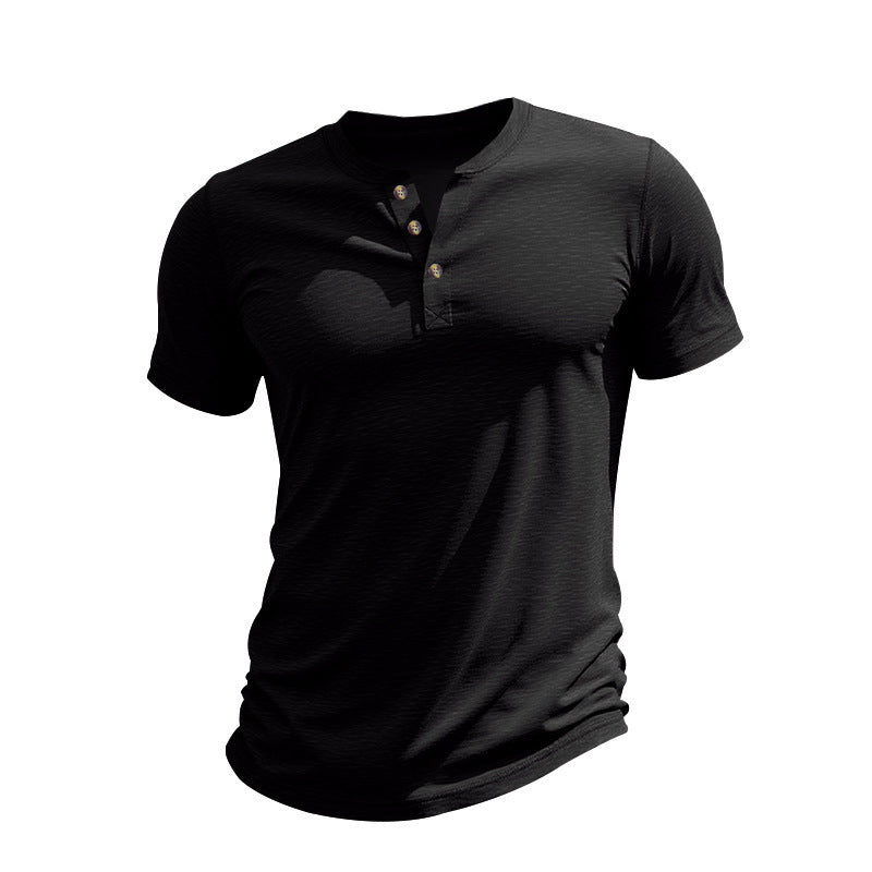 Bamura™ RetroFit Henley Tee Shirt