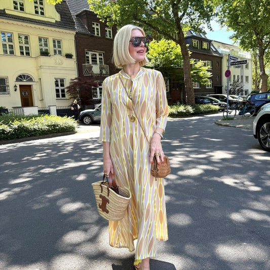 SolaraChic™ V-Neck Vacation Maxi Dress