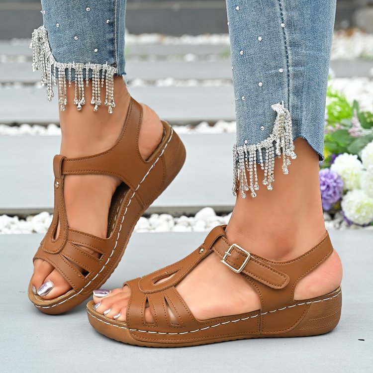 StrideEase™ Orthopedic Buckle Sandals