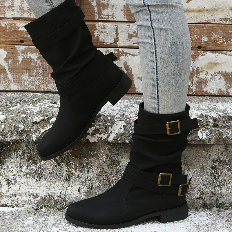 Beltoria™ Vintage Martin Belt Buckle Boots