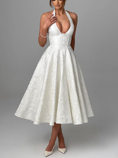 Luméa™ Jacquard Elegance Gown