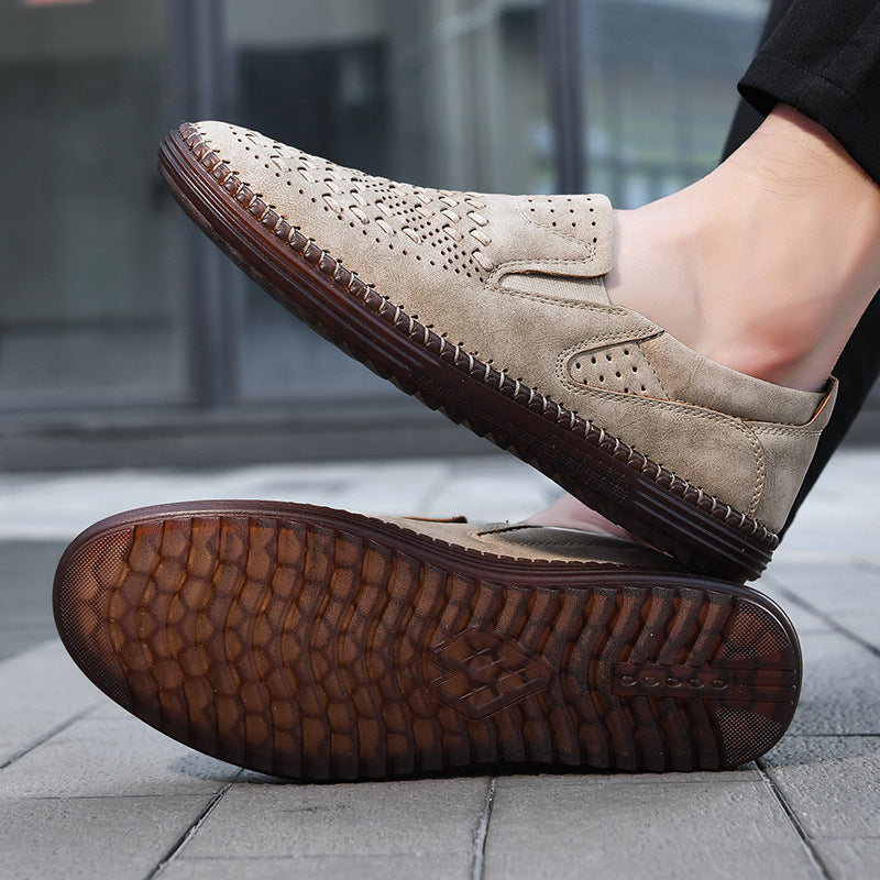 Men's Versatile Outdoor Casual Leather Shoes