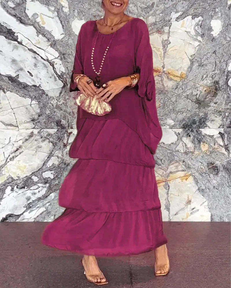 Hylda™ Artistic Loose Maxi Dress