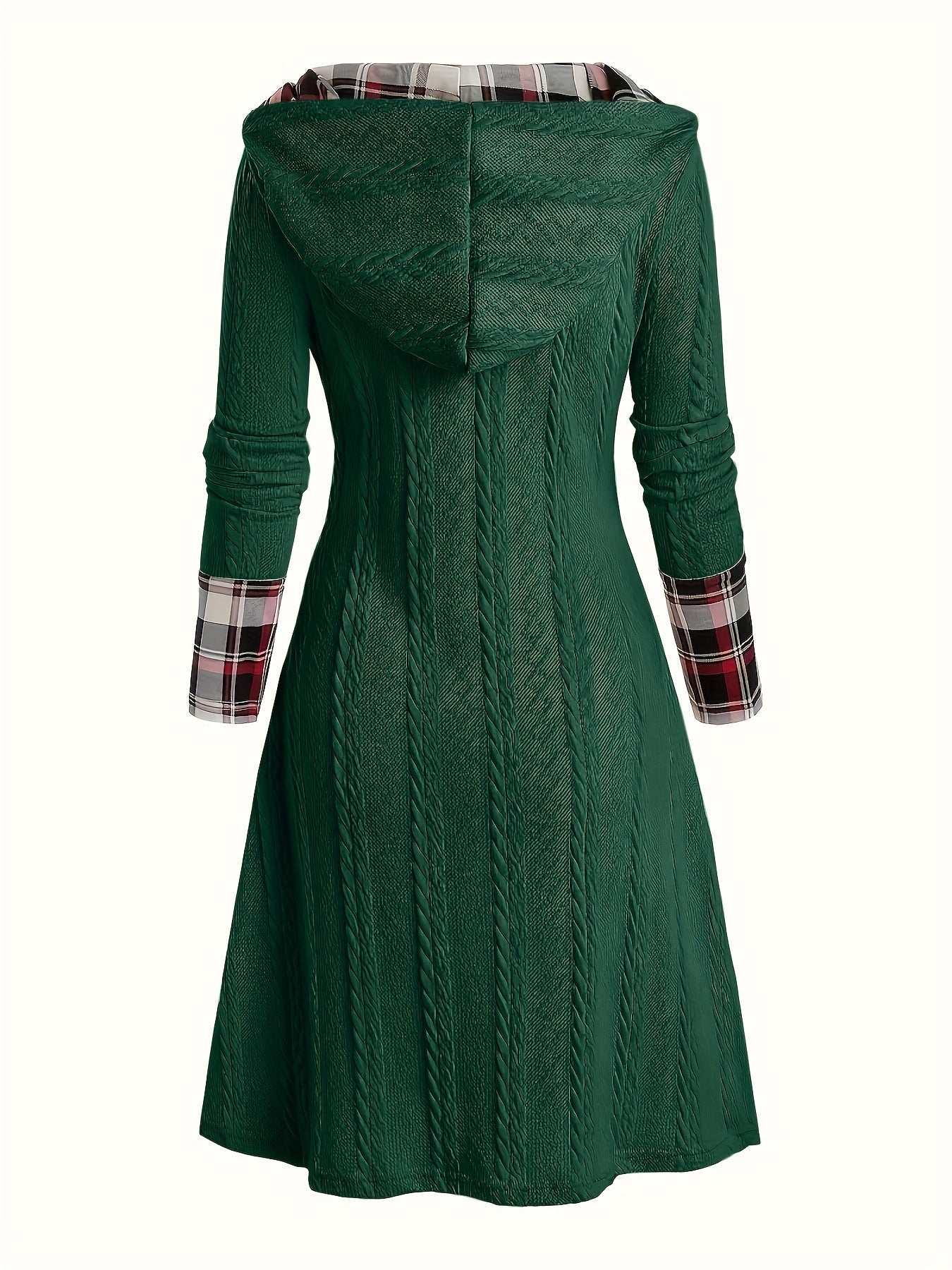 Yuletide™ Hooded Sunken Pullover Dress