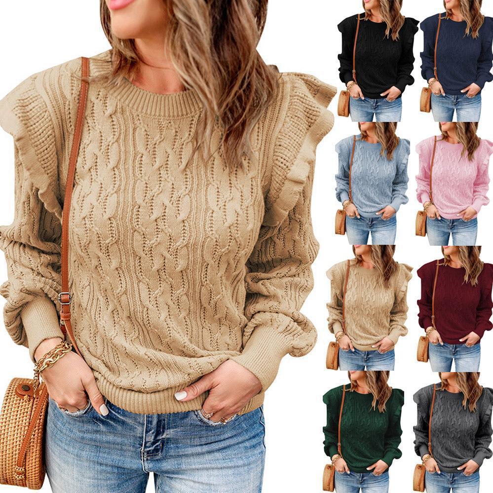 Velura™ Knit Drape Thickened Sweater